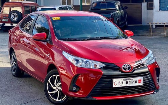 Red Toyota Vios 2021 for sale in Makati