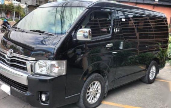 Black Toyota Hiace 2017 for sale in Automatic-2