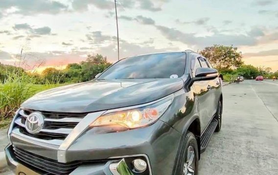 Grey Toyota Fortuner 2017 for sale in Angeles