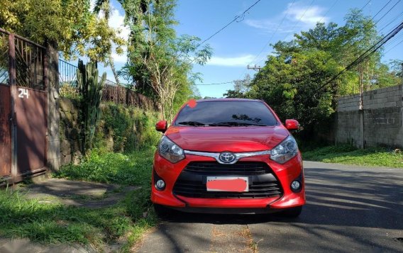 Red Toyota Wigo 2019 for sale in Automatic-1