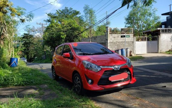 Red Toyota Wigo 2019 for sale in Automatic-2