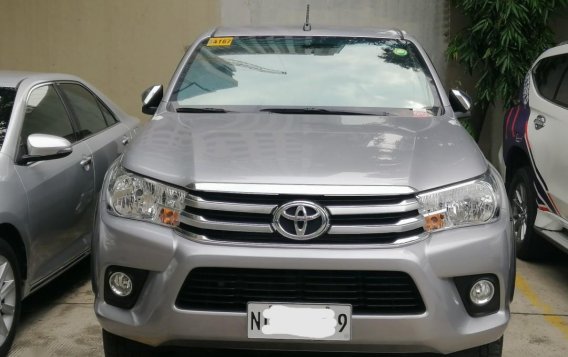 Selling Silver Toyota Hilux 2016 in Quezon City