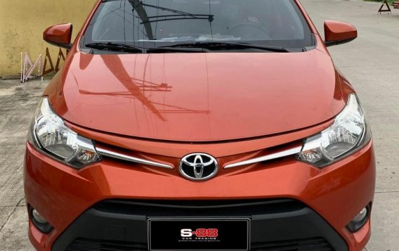Orange Toyota Vios 2017 for sale in Quezon City