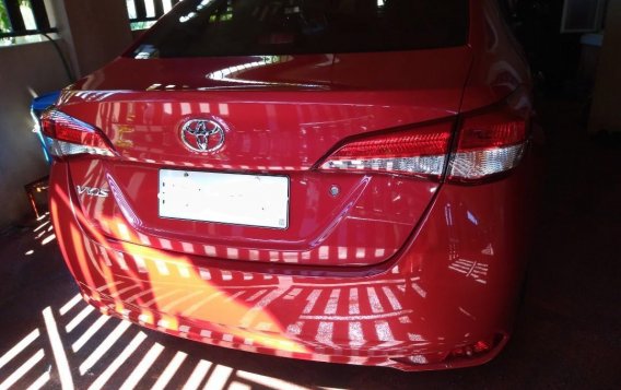 Red Toyota Vios 2018 for sale in Manual-2