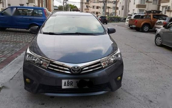 Grey Toyota Corolla Altis 2015 for sale in Lingayen-2