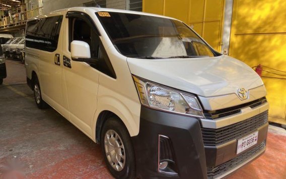 Pearl White Toyota Hiace 2019 for sale in Manual