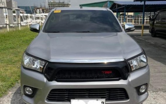 Silver Toyota Hilux 2019 for sale in Automatic