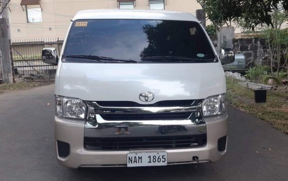 Pearl White Toyota Hiace 2018 for sale in Automatic-0