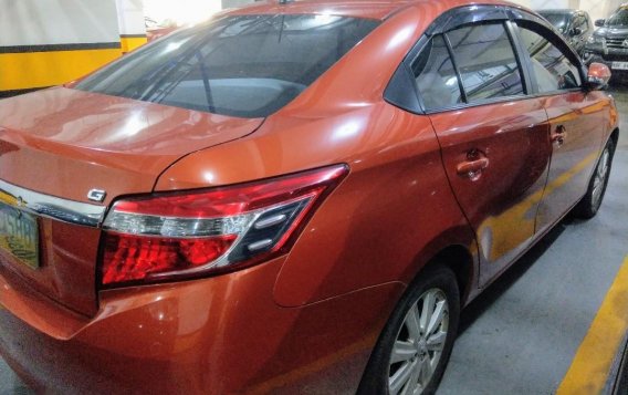 Orange Toyota Vios 2013 for sale in Automatic-3