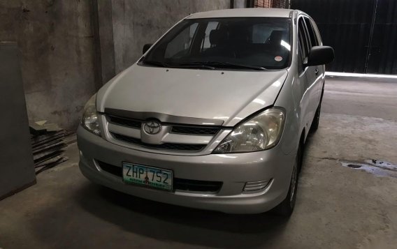 Silver Toyota Innova 2007 for sale in Malabon