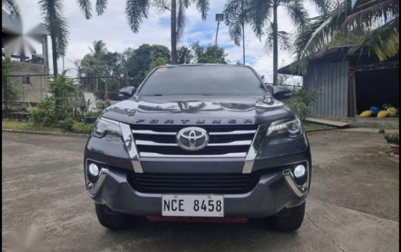 Grey Toyota Fortuner 2017 for sale in Quezon