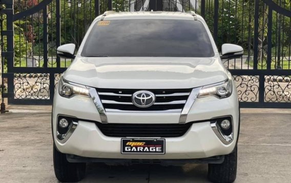 Pearl White Toyota Fortuner 2017 for sale in Quezon 
