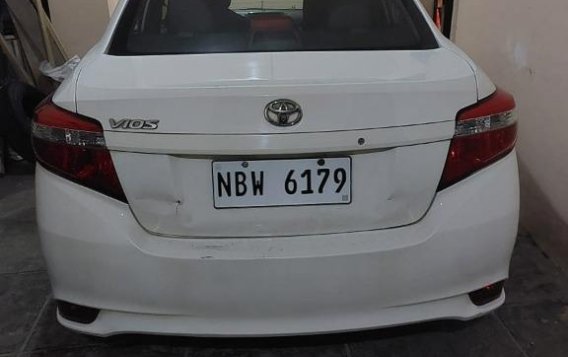 Pearl White Toyota Vios 2016 for sale in Bulacan-1