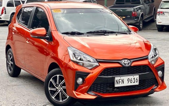 Orange Toyota Wigo 2020 for sale in Makati 