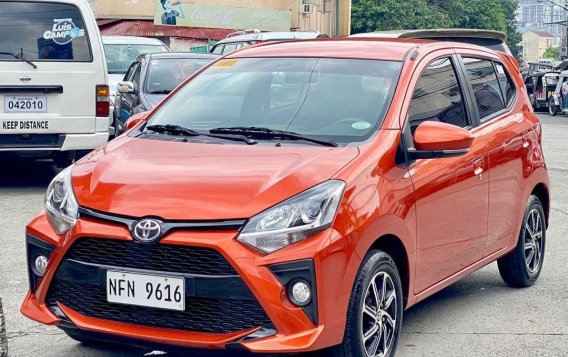 Orange Toyota Wigo 2020 for sale in Makati -1