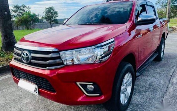 Selling Red Toyota Hilux 2017 in Malvar-1