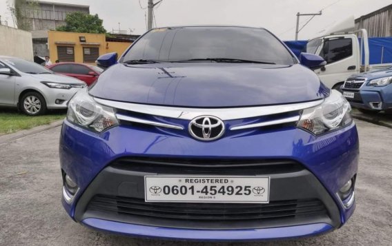 Blue Toyota Vios 2018 for sale in Automatic-1