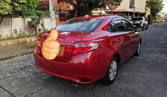 Red Toyota Vios 2014 for sale in Automatic-3