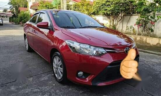 Red Toyota Vios 2014 for sale in Automatic-1