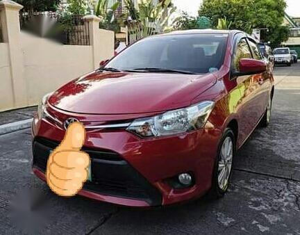 Red Toyota Vios 2014 for sale in Automatic