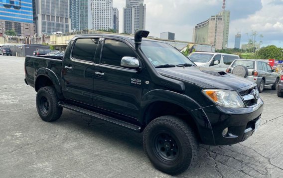 Black Toyota Hilux 2008 for sale in Automatic