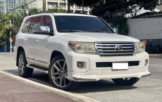 Pearl White Toyota Land Cruiser 2009 for sale in Automatic
