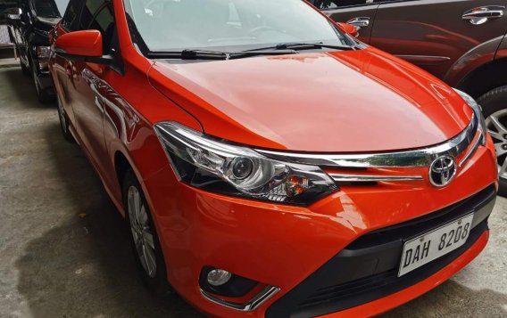 Selling Orange Toyota Vios 2019 in Cainta-2
