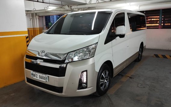 Pearl White Toyota Hiace 2020 for sale in Automatic-8