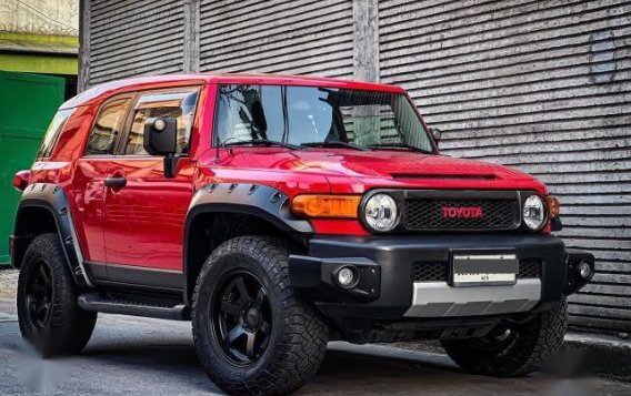 Red Toyota FJ Cruiser 2016 for sale in Mandaluyong