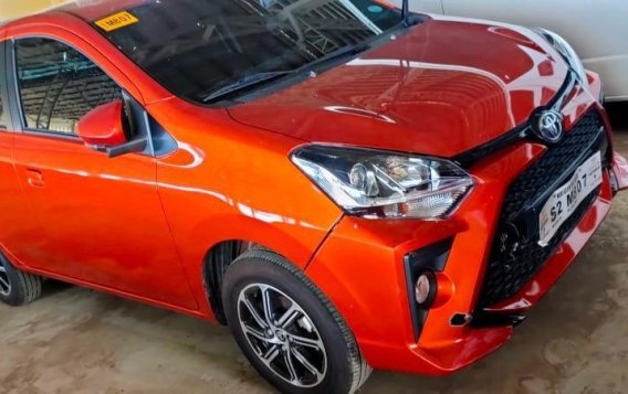 Selling Orange Toyota Wigo 2021 in Quezon-4