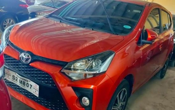 Selling Orange Toyota Wigo 2021 in Quezon