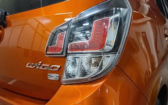 Selling Orange Toyota Wigo 2021 in Marikina-8