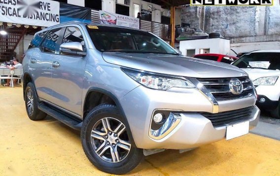 Silver Toyota Fortuner 2019 for sale in Manual