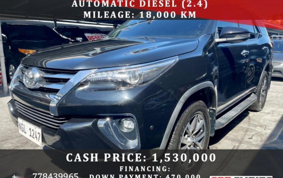 Black Toyota Fortuner 2020 for sale in Las Pinas