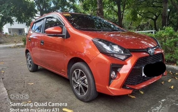 Selling Orange Toyota Wigo 2021 in Quezon City-4