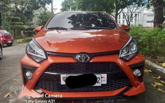 Selling Orange Toyota Wigo 2021 in Quezon City-1