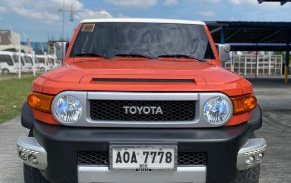 Sell Orange 2014 Toyota Fj Cruiser in Pasay