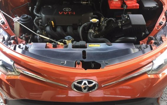 Orange Toyota Vios 2016 for sale in Muntinlupa 