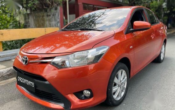 Orange Toyota Vios 2018 for sale in Quezon City