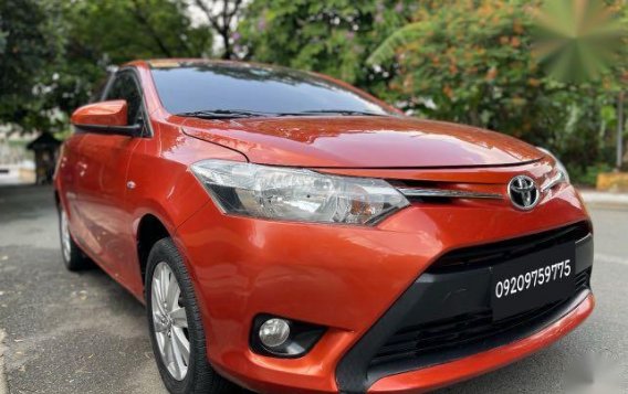 Orange Toyota Vios 2018 for sale in Quezon City-1