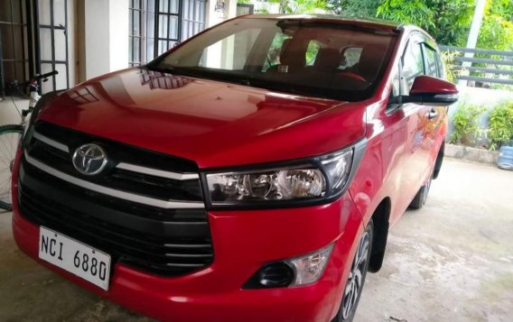 Red Toyota Innova 2017 for sale in Manual