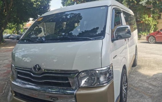Sell Pearl White 2019 Toyota Hiace in Quezon City-0