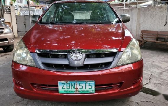 Red Toyota Innova 2005 for sale in Manila