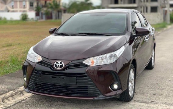 Selling Red Toyota Vios 2021 in Angeles-1