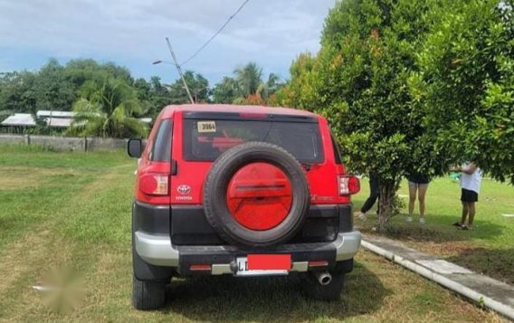 Red Toyota Fj Cruiser 2015 for sale in Makilala-2