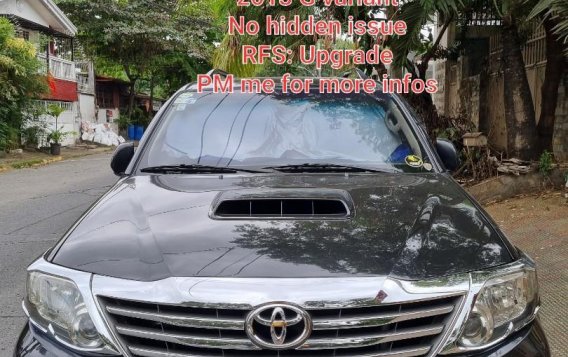 Selling Black Toyota Fortuner 2013 in San Mateo