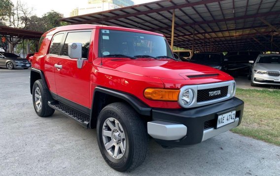 Red Toyota FJ Cruiser 2017 for sale in Pasig -8