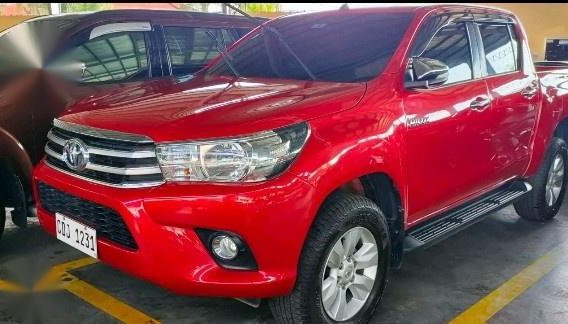 Selling Red 2016 Toyota Hilux in Pasig-1