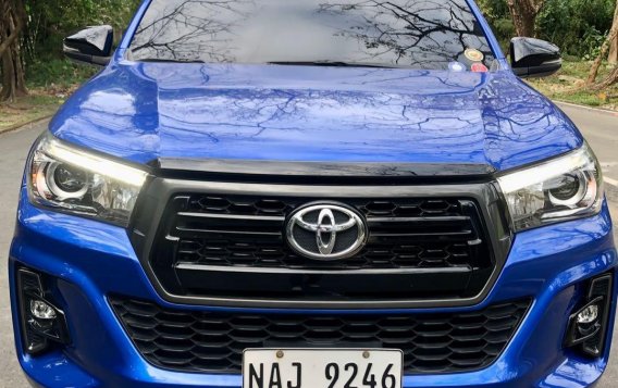 Blue Toyota Hilux 2018 for sale in Pasig-5