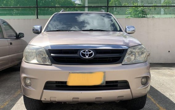 Pearl White Toyota Fortuner 2006 for sale in Balete 